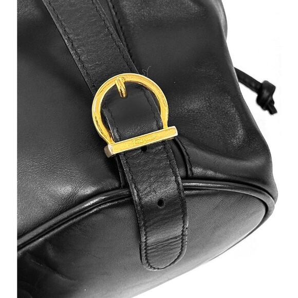 FERRAGAMO Black Double Gancini Backpack A-A26459 - Picture 10 of 10